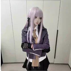 Danganronpa Dangan-Ronpa Kyoko Kirigiri women Cosplay Costume Sweatshirt Halloween Cosplay Costume Wig shirt Jacket Suit