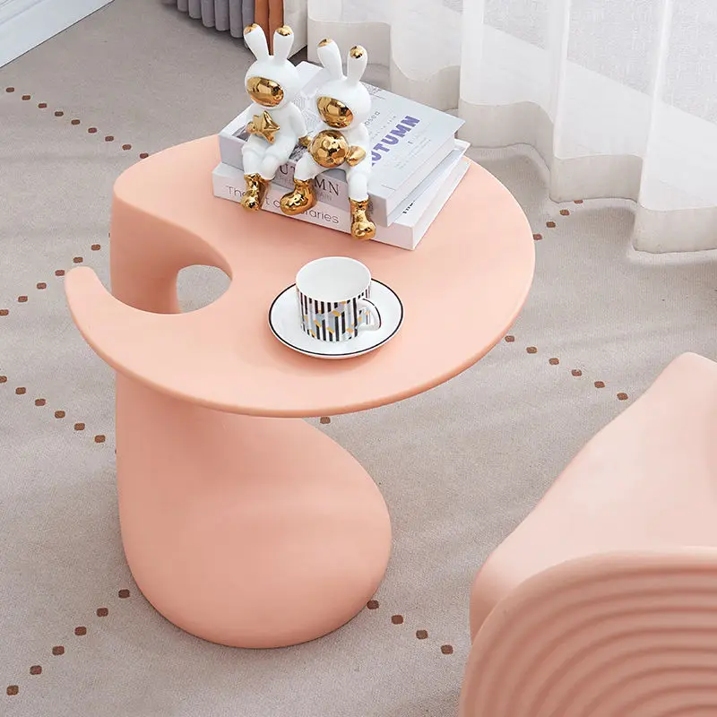 

Floor-to-floor Small Side Table Simple Modern Sitting Stool Living Room Sofa Side Table Bedroom Coffee Tables Home Bedside Mesas