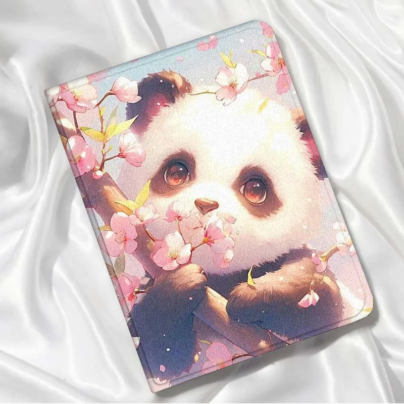 

Panda Art Cartoon Shining Tablet Case For Xiaomi Redmi Mi Pad 4 5 6 6s 7 7s SE Pro 2 11 Plus Max 12.4 11.2 12.5 8.7 inch