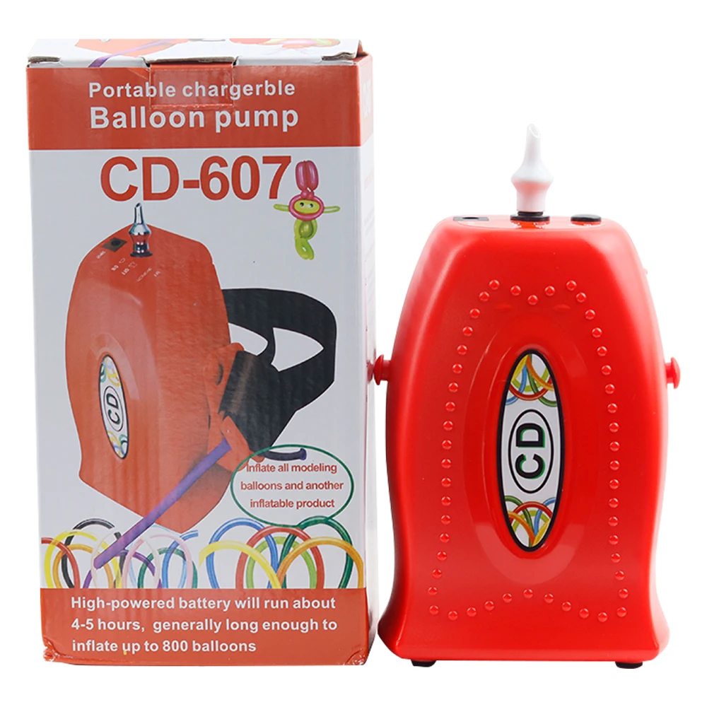 CD607 long balloon inflator electric inflator pump battery portable inflator children's cartoon