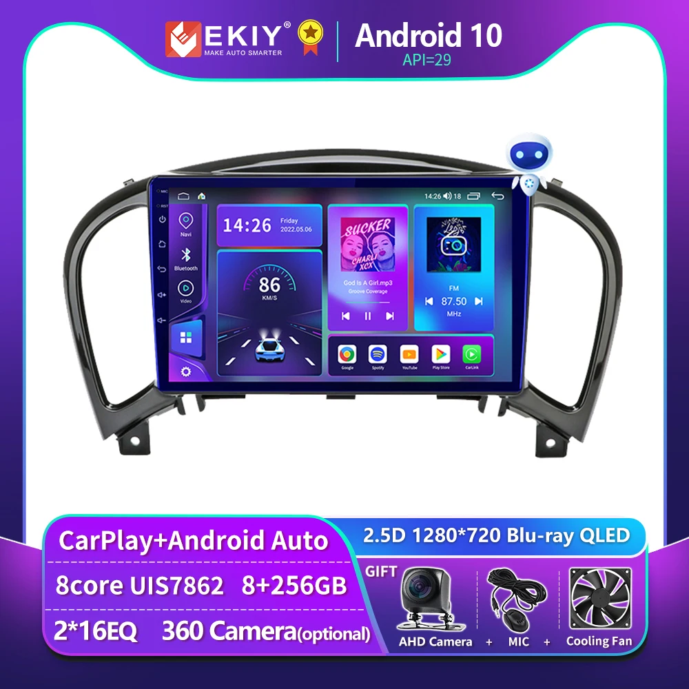 

EKIY T900 Android For Nissan Juke YF15 2010 2011 2012 2013 2014 Car Radio Multimedia Player Navi GPS Auto Carplay Tape Recorder