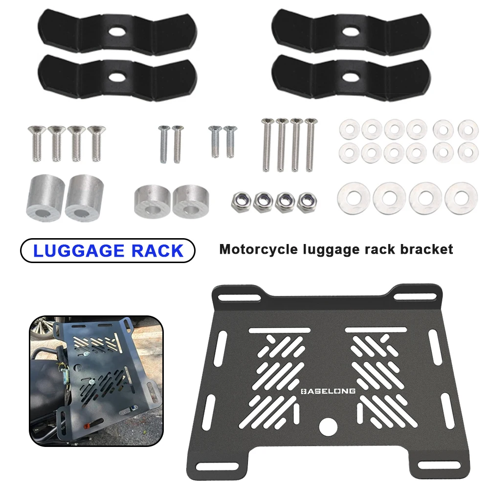 Rear Enlargement Carrier Rack Luggage Rails For BMW R1200GS 1250 GS R 1200 GS R 1200GS LC GSA Adventure F900XR F850GS F750GS