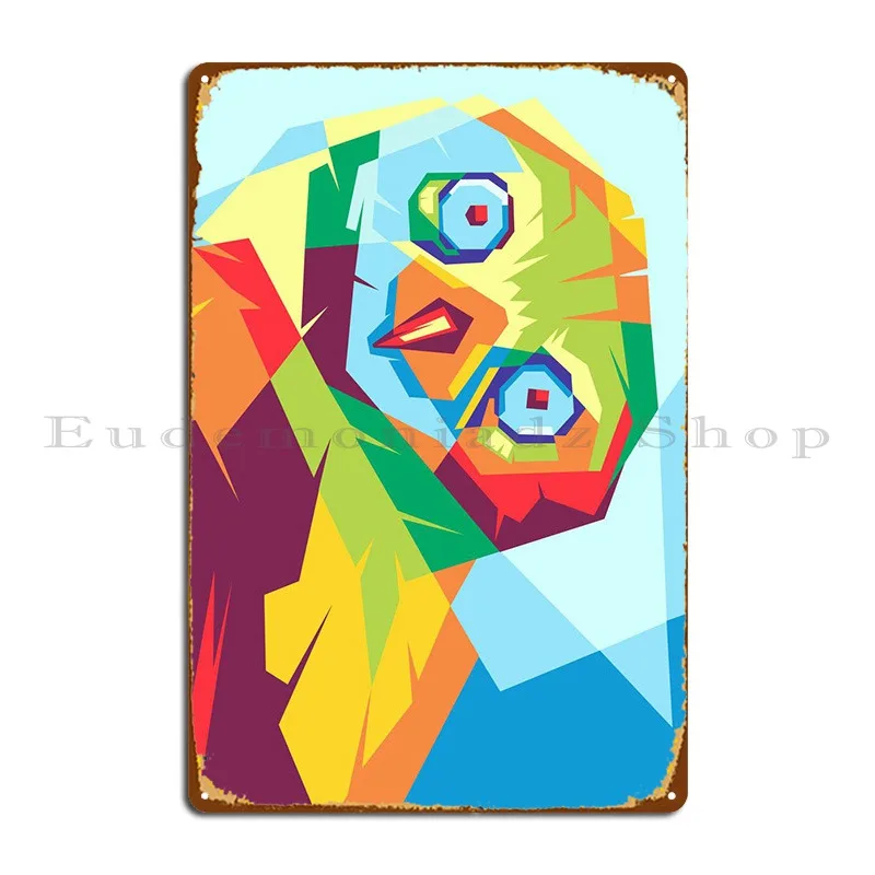 

Colorful Owl Metal Sign Personalized Wall Living Room Plaques Tin Sign Poster