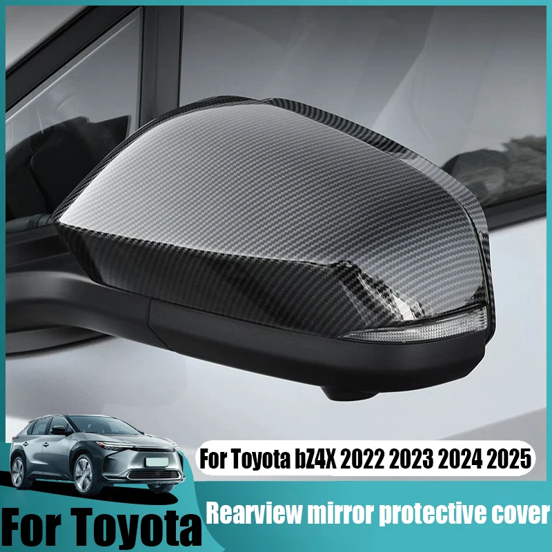 

For Toyota bZ4X 2022 2023 2024 2025 rear view mirror modification accessories protective cover car exterior decoration parts