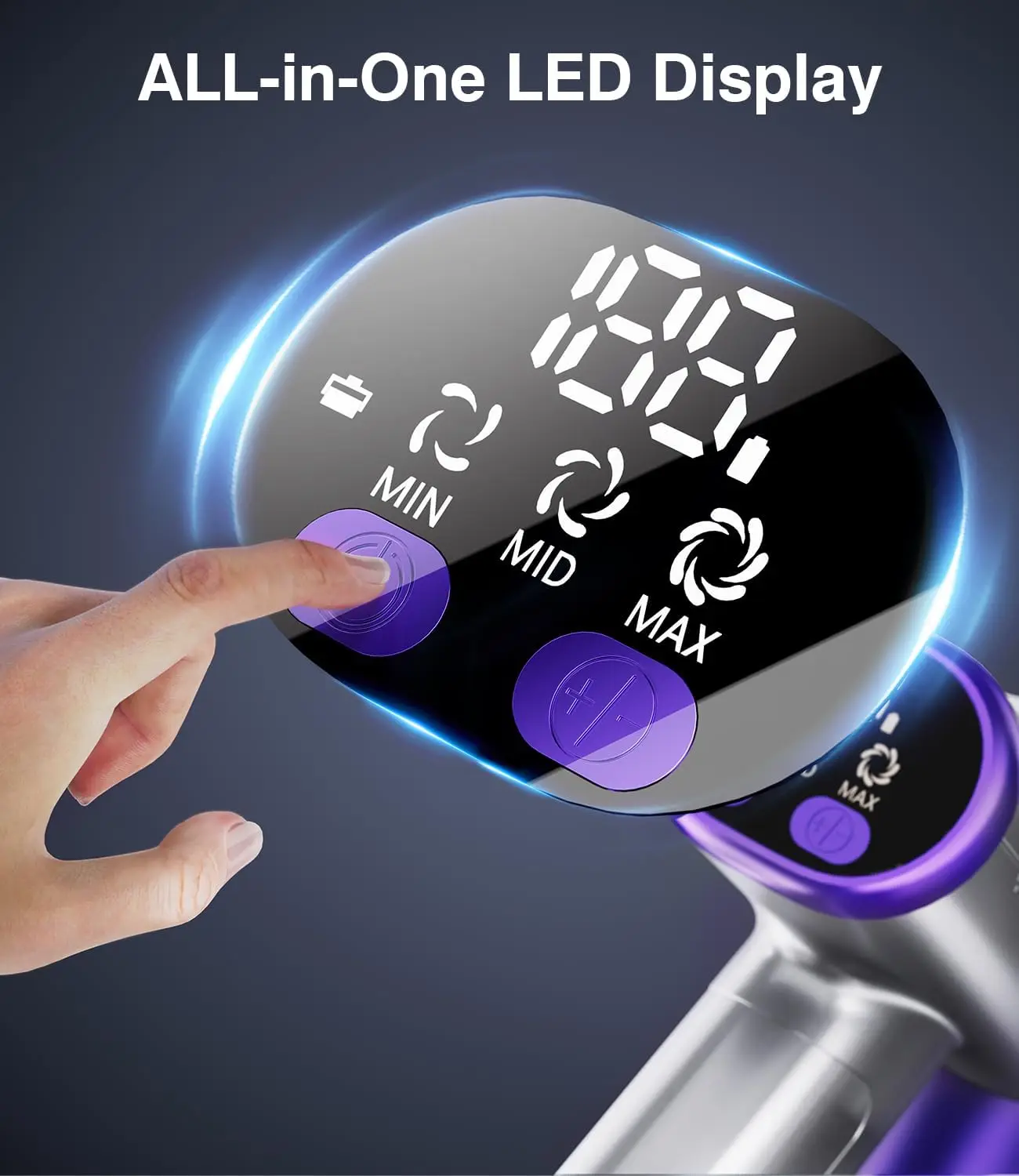 コードレス掃除機、450W 48Kpa強力スティック掃除機、最大65分充電式バッテリー、家庭用掃除機、アンチタン