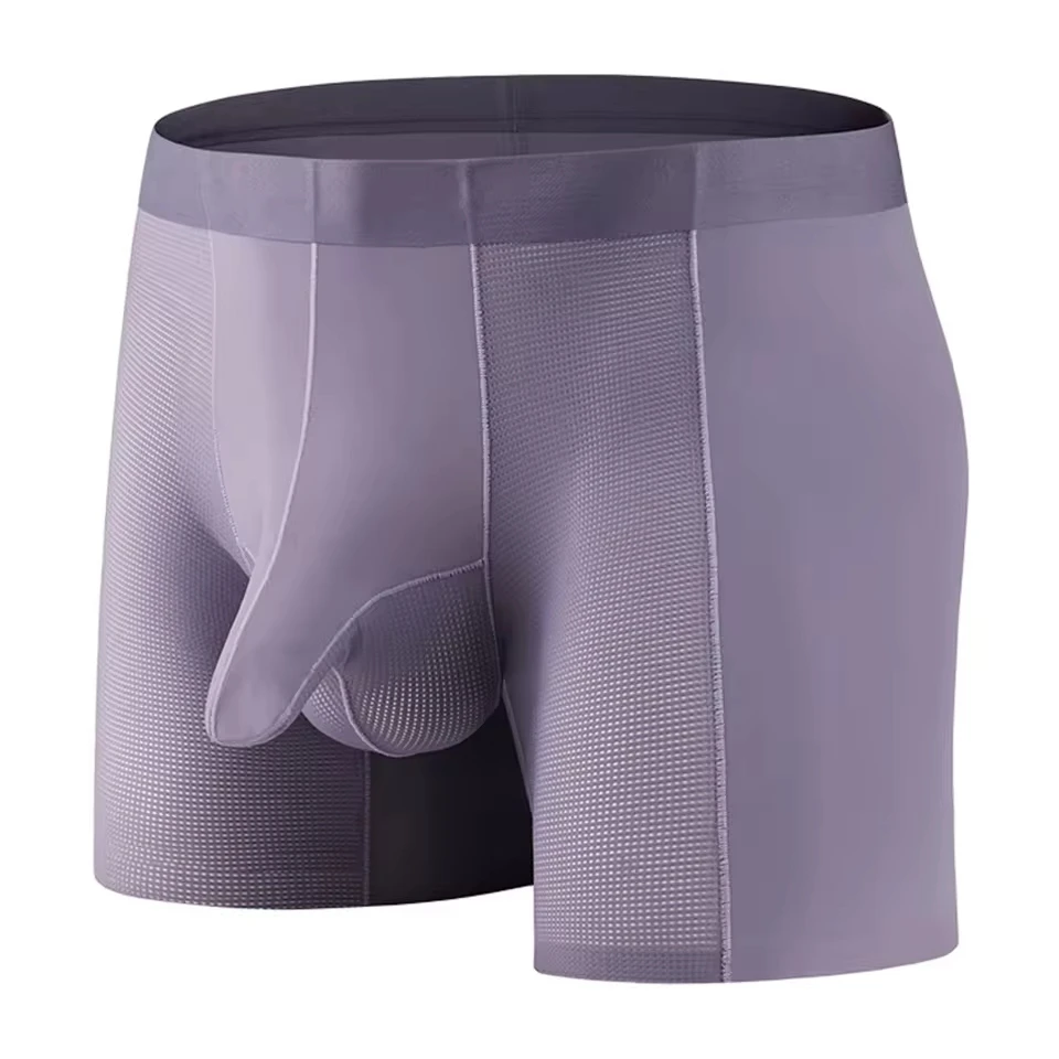 Men'S Boxer And Briefs Fashion Underwear Mens Flat Slim Breathable Underwear Pants Fashionable Sports Ropa Interior Hombre