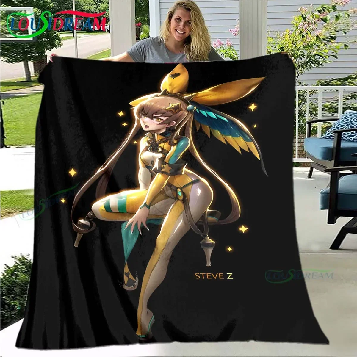 Fashion Game D-Destiny Child Four Seasons Blanket Sofa Cover Travel Bed Plush Blanket Travel Office Break Blanket Gift