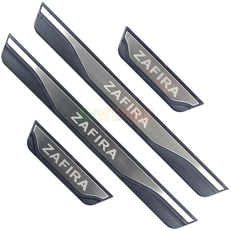 For Opel Vauxhall Zafira E Life Tourer C Accessory 2016-2021 2022 Stainless Car Door Sill Scuff Plate Kick Guard Pedal Protector