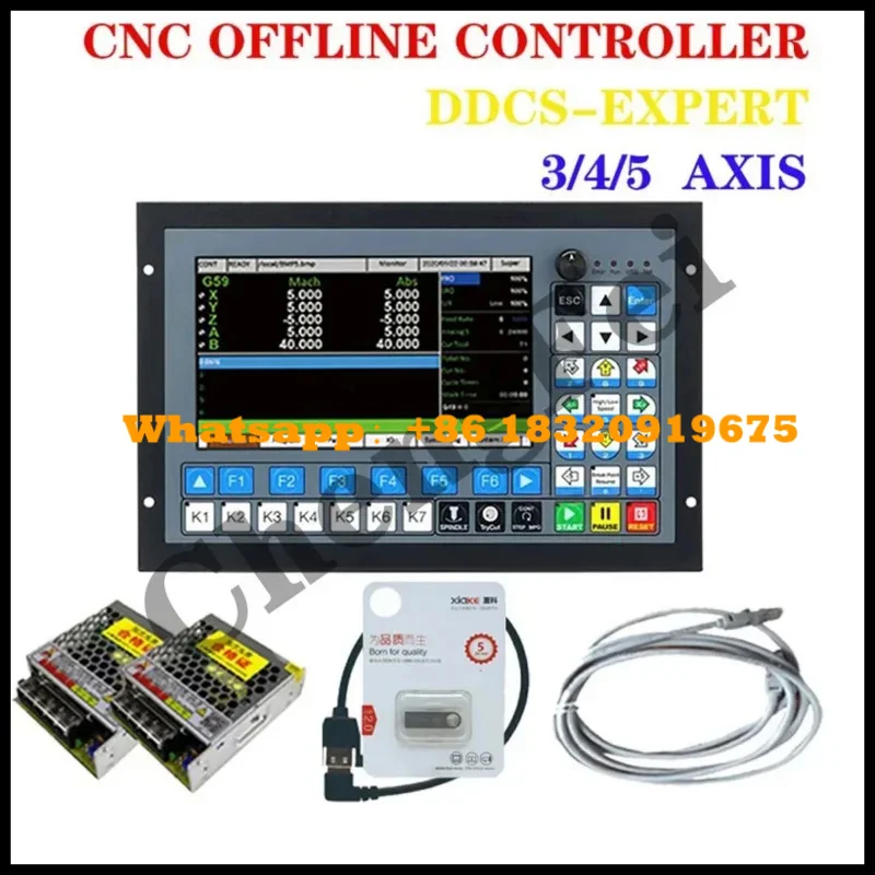 مسبار CNC Zaxis ثلاثي الأبعاد لـ V2 DDCS EXPERT M350 3axis4axis5axis وحدة تحكم غير متصلة بالإنترنت تدعم السائر ذو حلقة مغلقة ATC لاستبدال DDCSV3.1