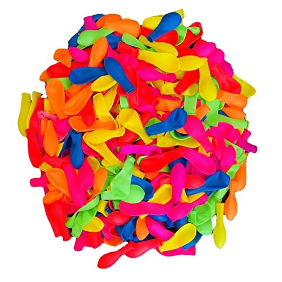 

200 шт. разноцветных латексных водных шариков для вечеринок и дней рождения, маленький размер, идеально подходят для водных битв