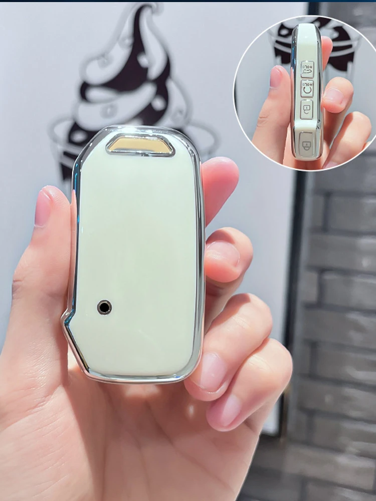 Coque de clé de voiture en TPU, 3/4/5 boutons, pour Kia Ceed Cerato Forte NIRO Seltos Sorento Soul Sportage Telluride K5, sans clé