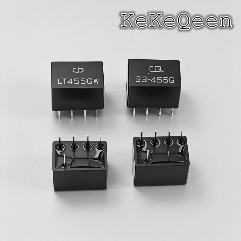 20Pcs/Lot LT455GW LT455G CQ 33-455G 455G LT455 1+4 5Pin DIP-5 455KHz Ceramic Filter for Communication Signal Relay