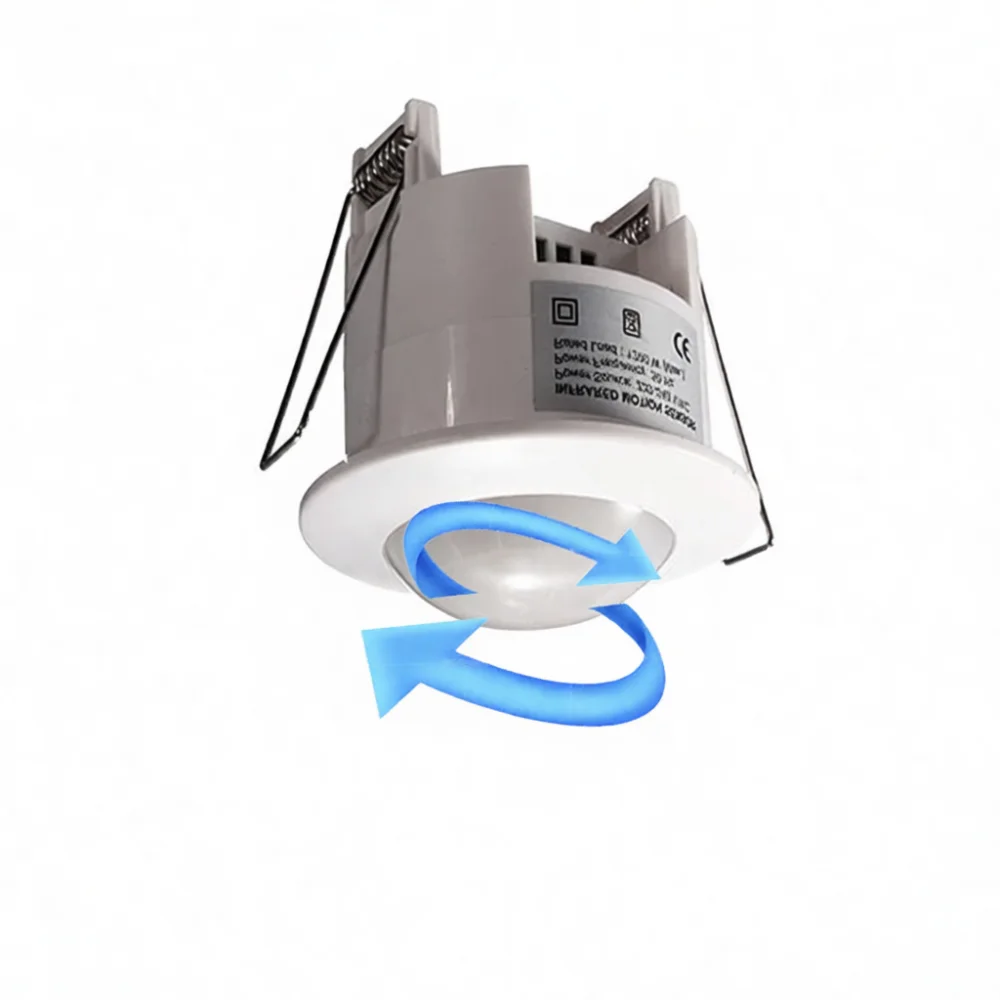 Recessed Ceiling Infrared PIR Sensor Switch Human Motion Detector Module For Office Corridor Home Lighting Control