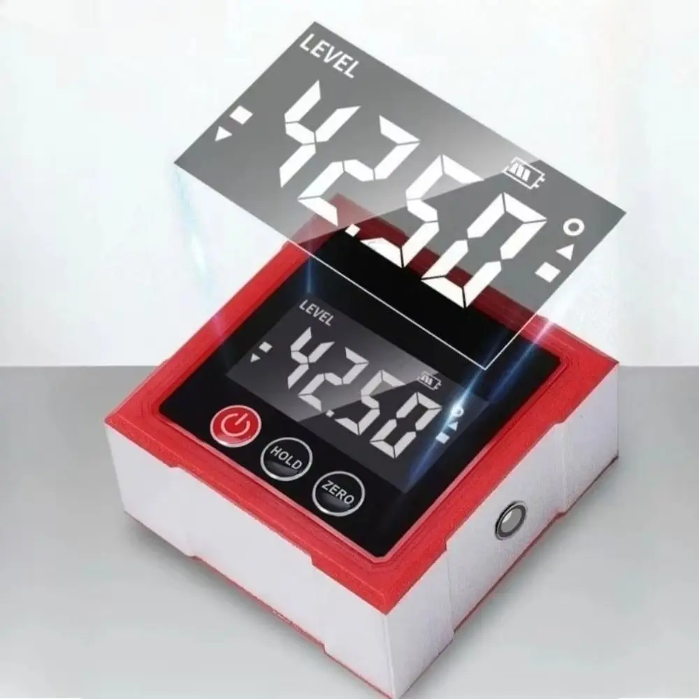 

Electronic Digital Angle Dipmeter Level Meter Four Sided Angle Gauge Gradient Measuring Digital Display Tilt Angle Box