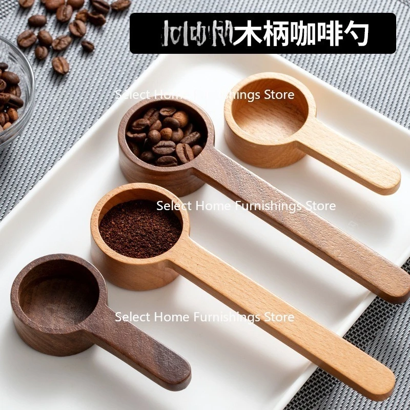 

Suitable for Black Walnut Coffee Solid Wood Measuring Spoon Grams Several Spoons 、 Powder Milk PowderWeight Quantitative