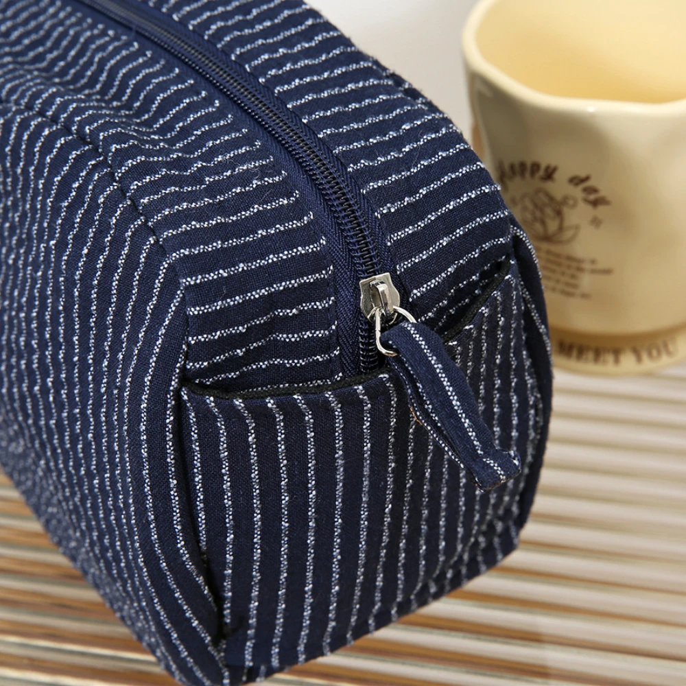 

Большая косметичка в полоску, портативная сумка для мытья, дорожная сумка-органайзер, портативная сумка для спортзала, офиса, дома