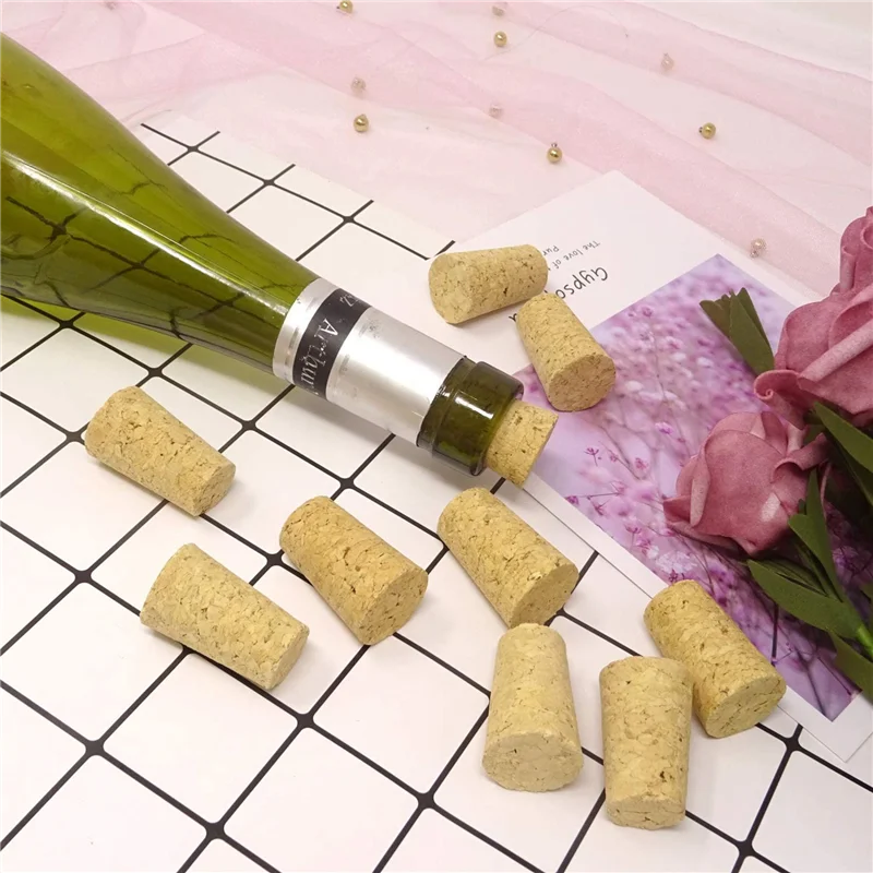 

【Favorite!】Wood Bottle Stopper,Soft Wood Corks,Tapered Cork Wooden Beer Bottle Stopper For Wine Making Craft,For Wine Bottle 150