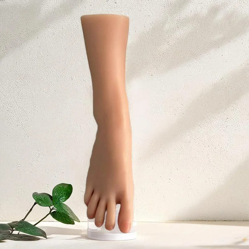 

Silicone Feet Model Simulation 1:1 Female Mannequin Foot Fetish Footjob Nail Art Manicure Practice TG37D