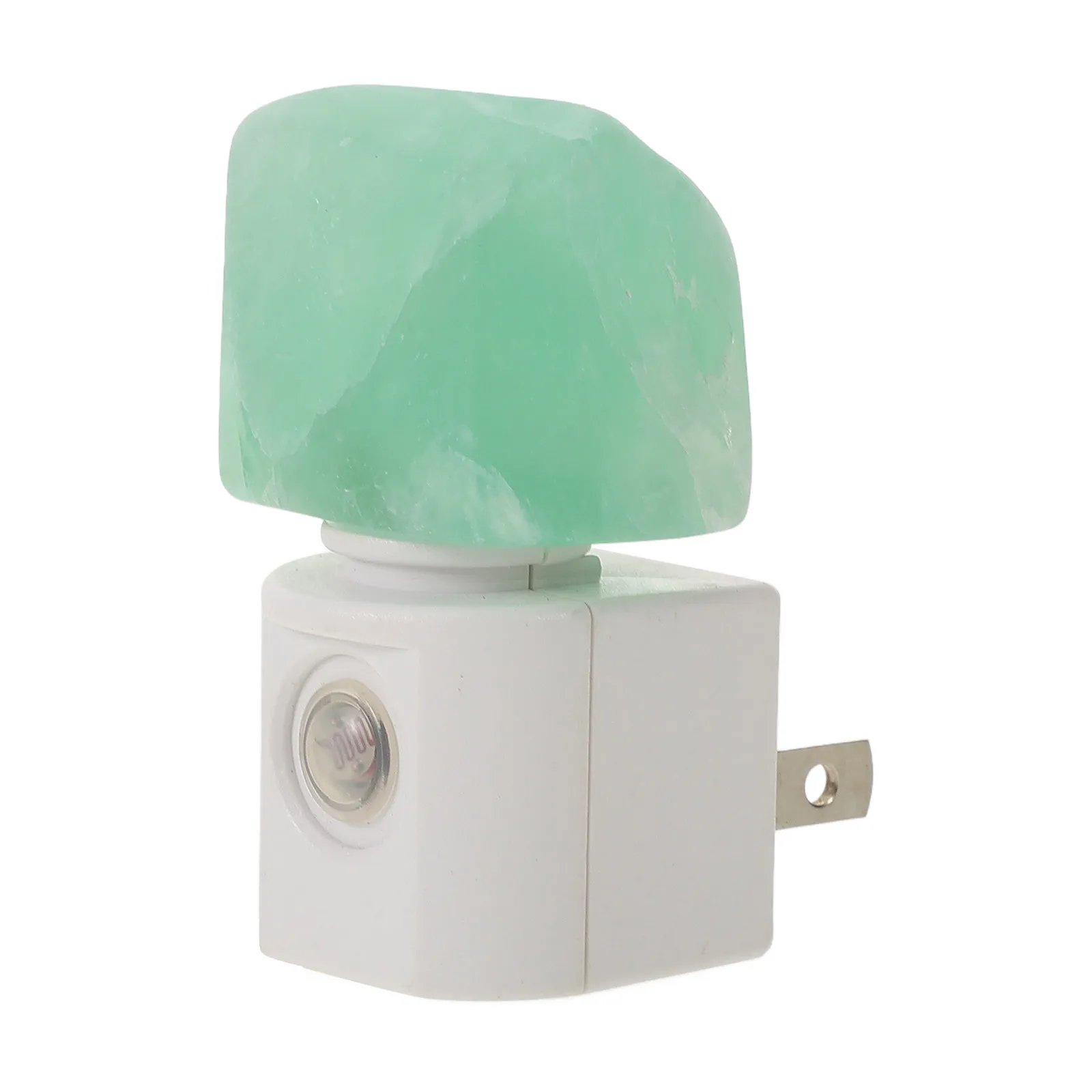 Green Crystal Bedside Night Light Modern Design Plastic Metal Small Lamp Ambient Light Romantic Bedroom Decoration
