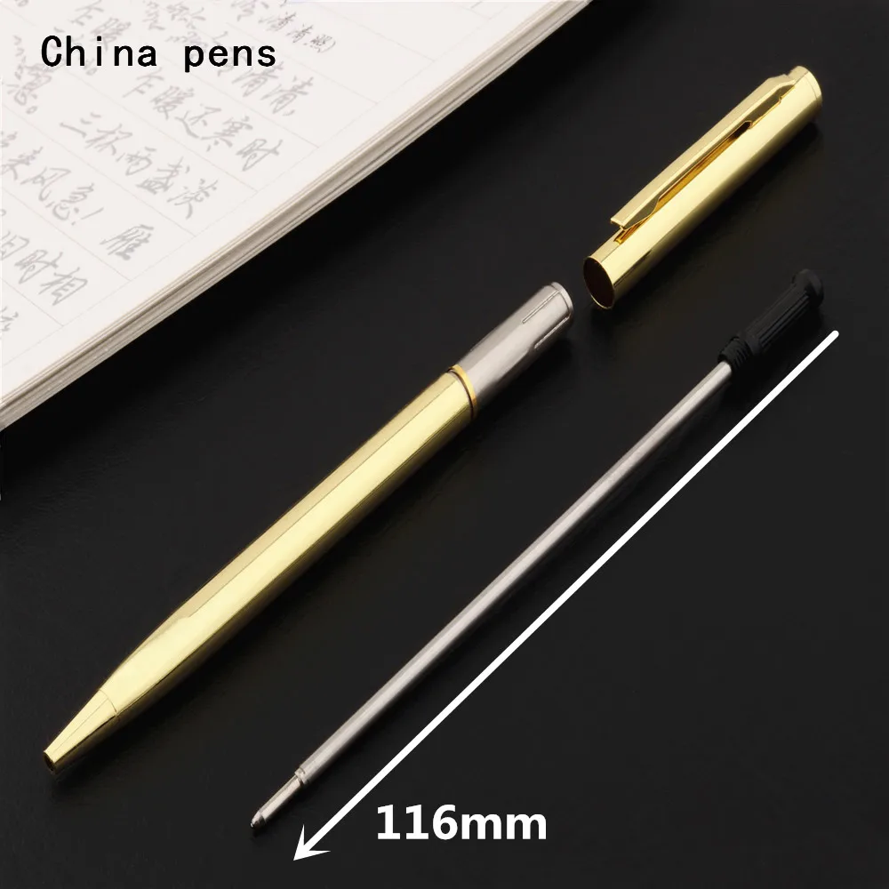 جودة فاخرة 09 نموذج لون الأعمال مكتب المدرسة طالب القرطاسية قلم حبر جاف جديد الذهب القلم أقلام حبر جاف مالية