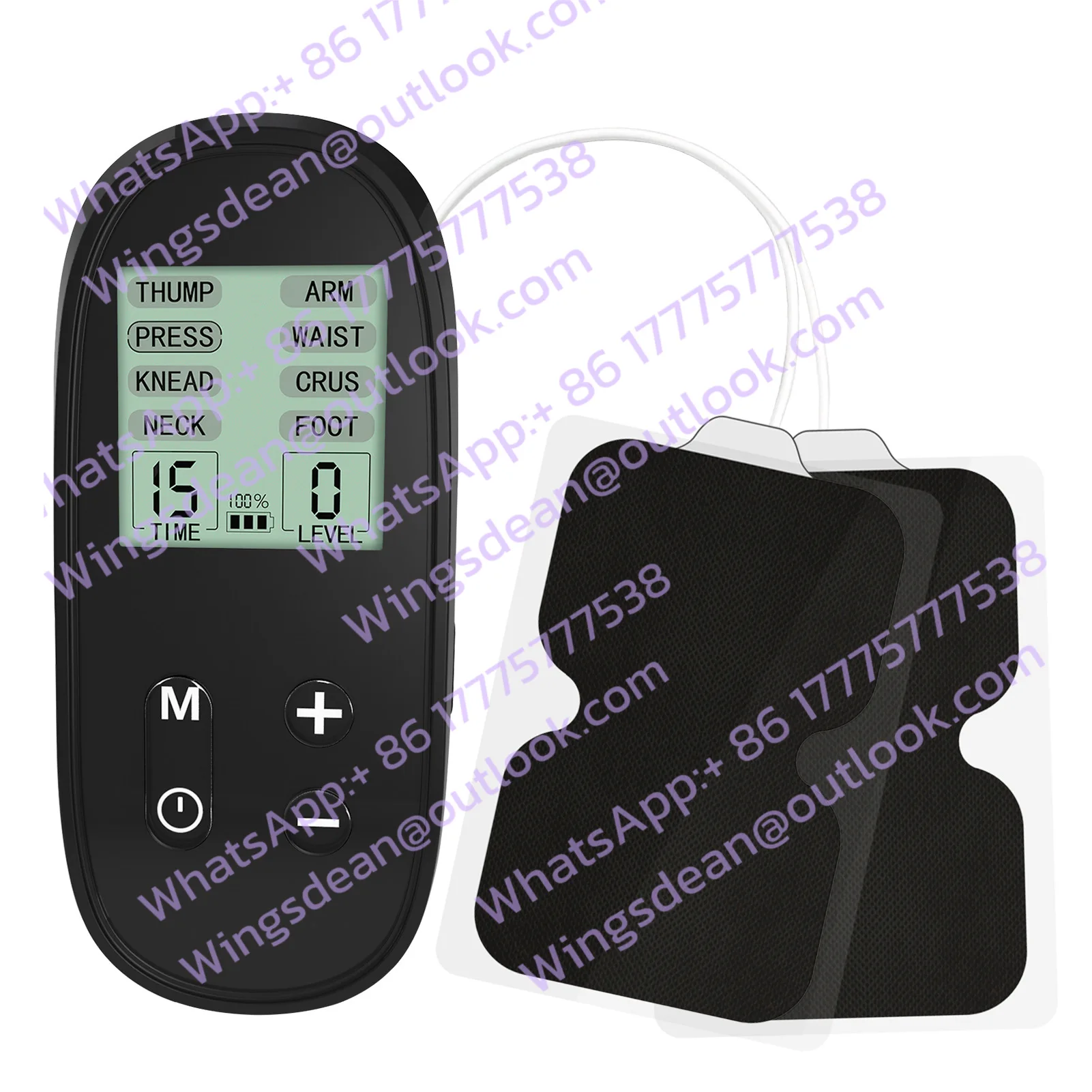 Muscle Massager Digital Waist Hand Leg Cervical Massager