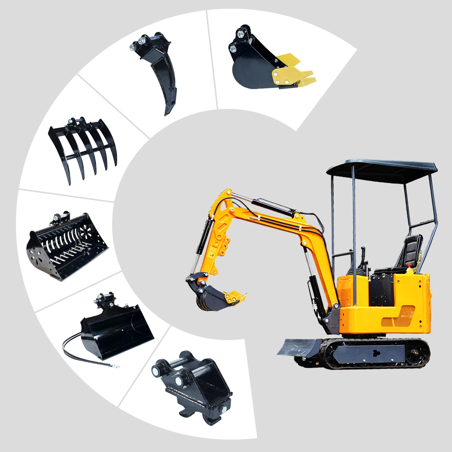 

Customize New 1.2 Ton Small Mini Excavator Price Hydraulic Crawler Mini Excavator for Sale Farm Machines Portable Hydraulic