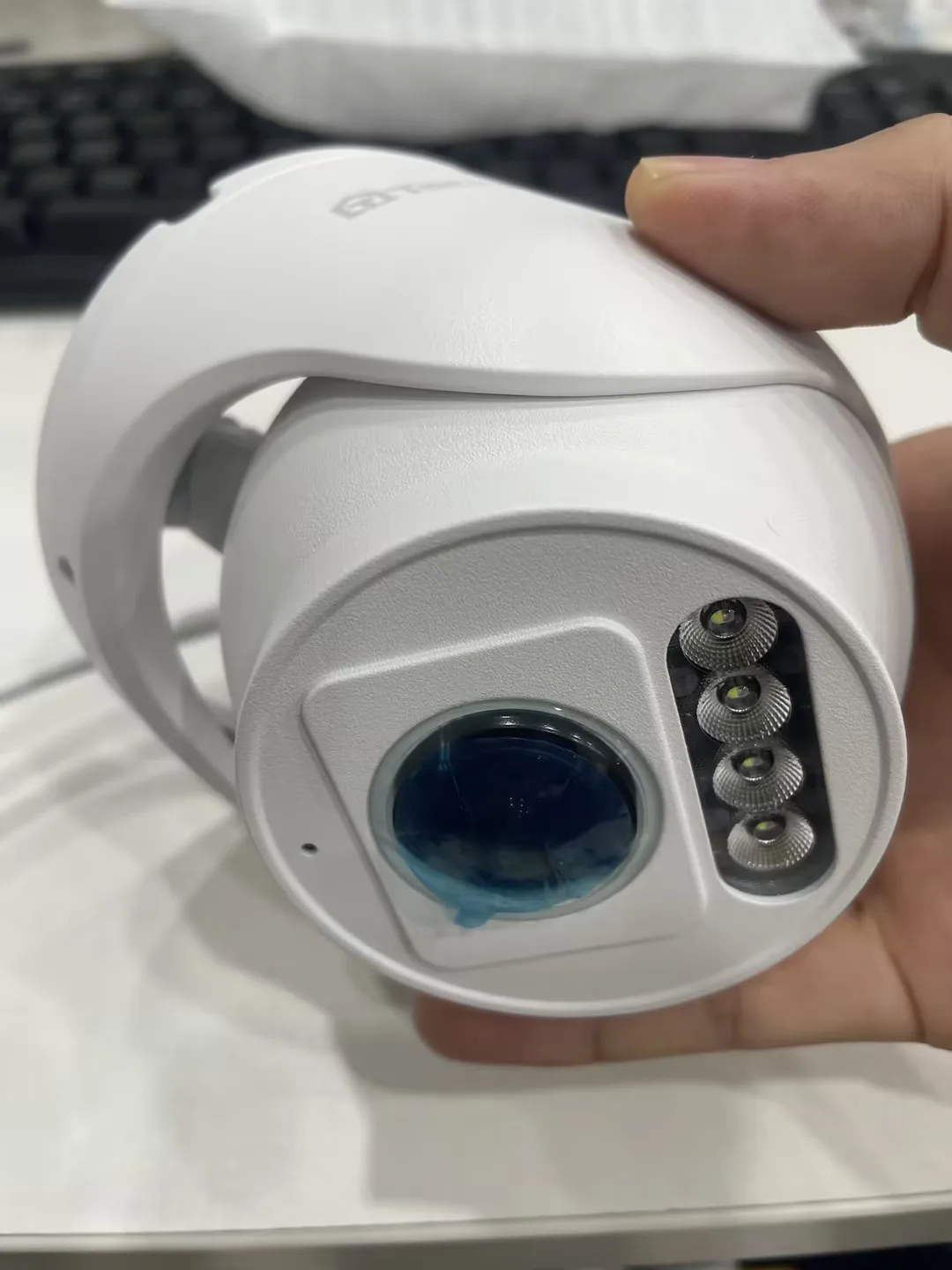 Picture 5: Techage Wide Angle 4K PoE IP Camera 1.7mm 165Degree Panoramic Fisheye Lens Human Detection 8MP Audio P2P CCTV Video Surveillance