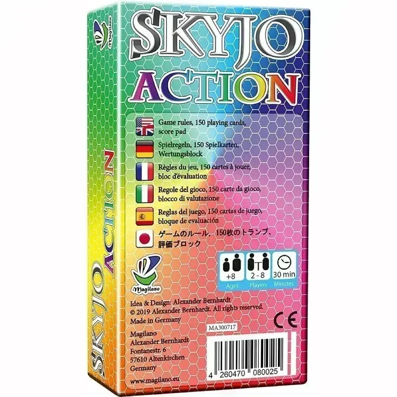 Skyjo Action FR Magilano- Board game Card Game