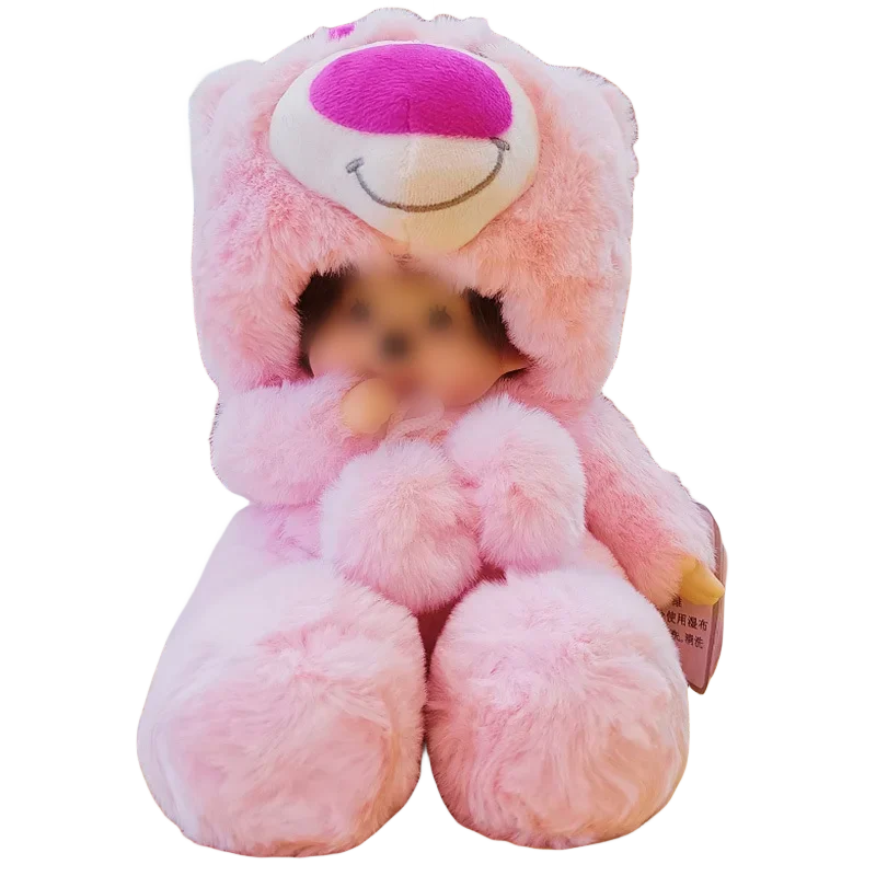 

Disney White Gold Stitch Drag Mengqiqi Doll Joints Can Be Movable Drag Angel LinaBell Lotso Plush Toy Girl Bling Bling Gift