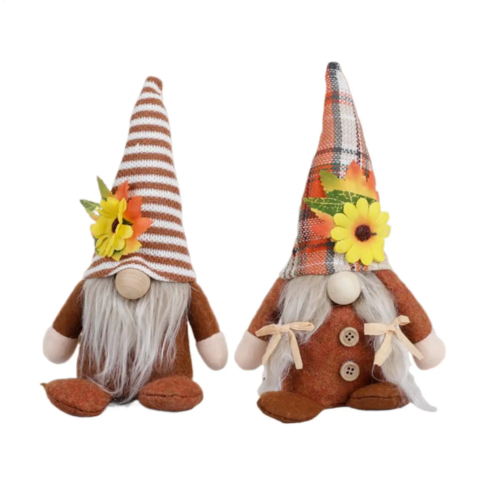 Thanksgiving Gnomes Fall Decorations Maple Leaves Sunflower Faceless Doll Thanksgiving Fall Maple Leaves Sunflower Gnomes For