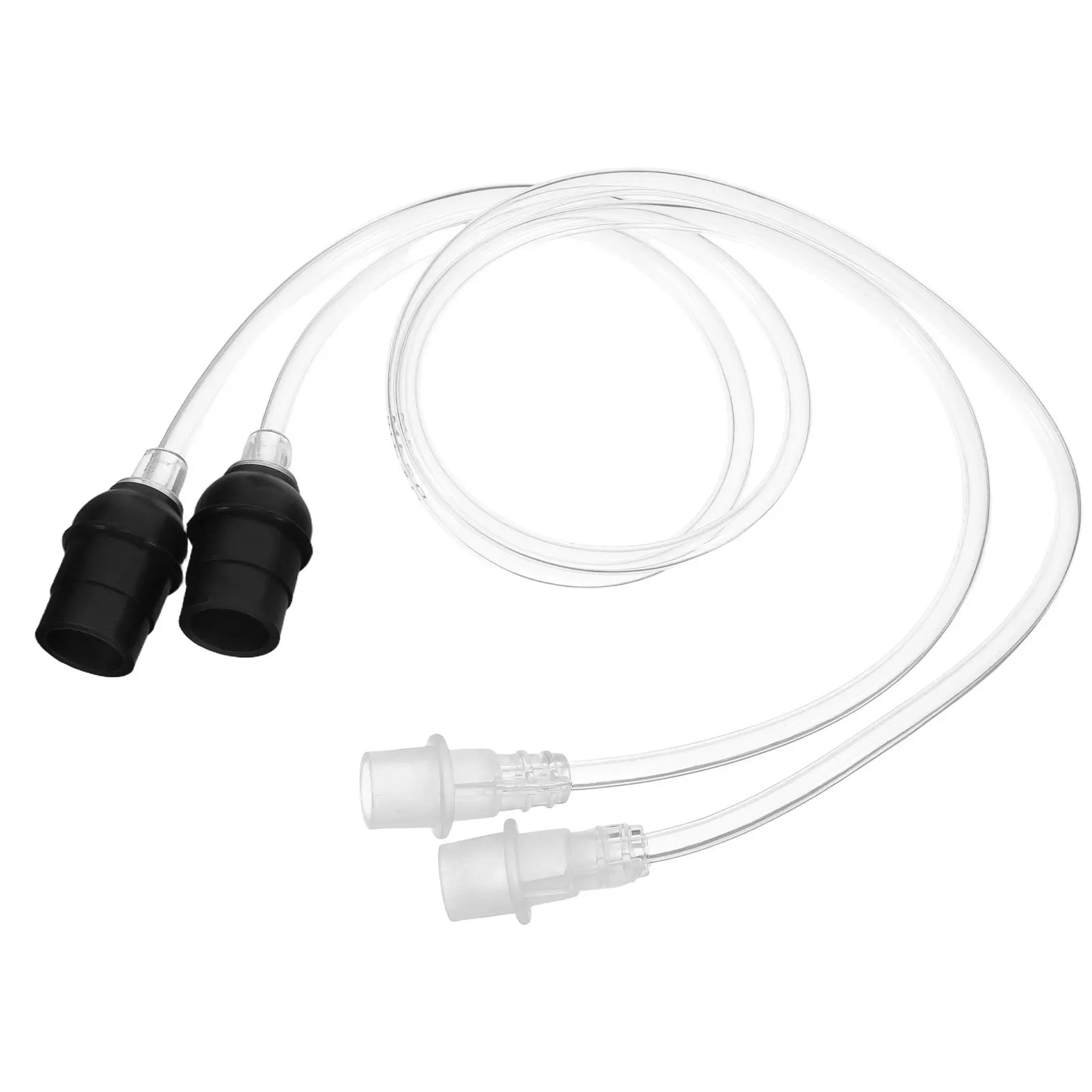 

2Pcs Vacuum Cupping Replacement Extension Tubes Transparent Flexible Silicone Hoses High Compatibility Extension Parts for Hand