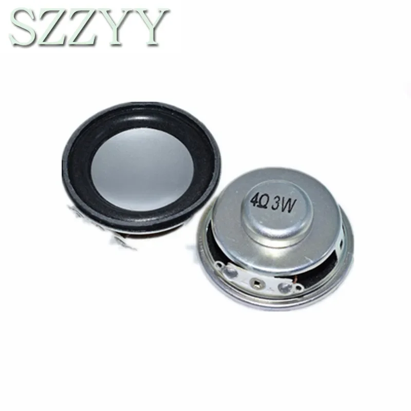 2PCS/Lot High Quality Speaker Horn 3W 4R Diameter 4CM Mini Amplifier Rubber Gasket Loudspeaker Trumpet White