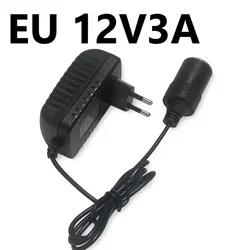 Car Cigarette Lighter Adapte 220V to 12V 2A 3A DC Power Converter Charger Transformer Cigar Lit Lighter Plug Socket Jack Adapter