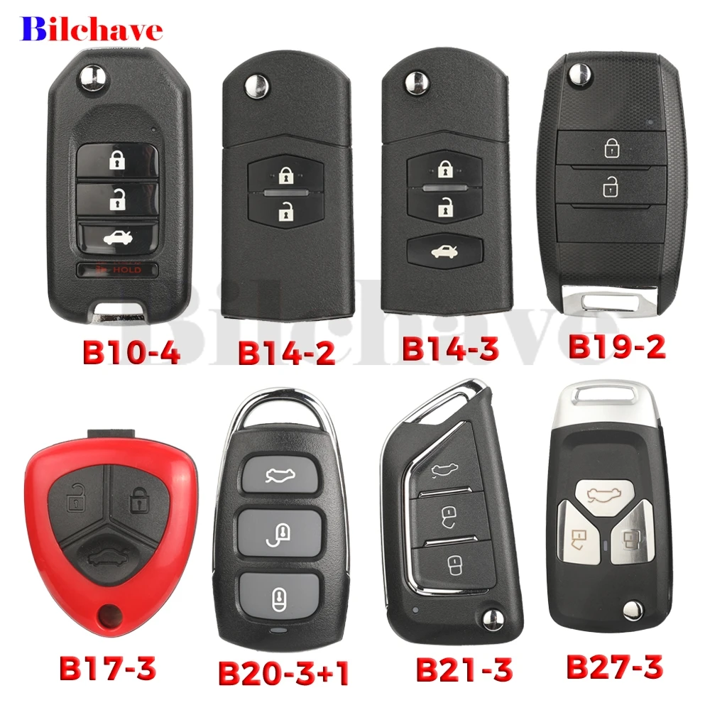 jingyuqin KD B-Series Remote Control Key Universal B08-4 B10-4 B14-2 B14-3 B17-3 B19-2 B20-4 For KD900 KD-X2 KD-MAX Smart Key