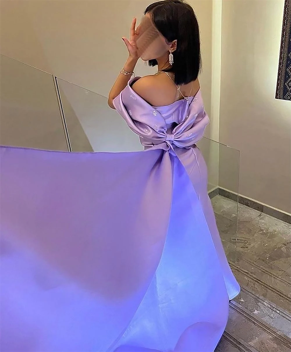 Prom Dress Fashion Off the Shoulder Mermaid Pageant Dresses Floor Length Court Sequin Ruched Satin Formal Evening Gowns 정장 원피스