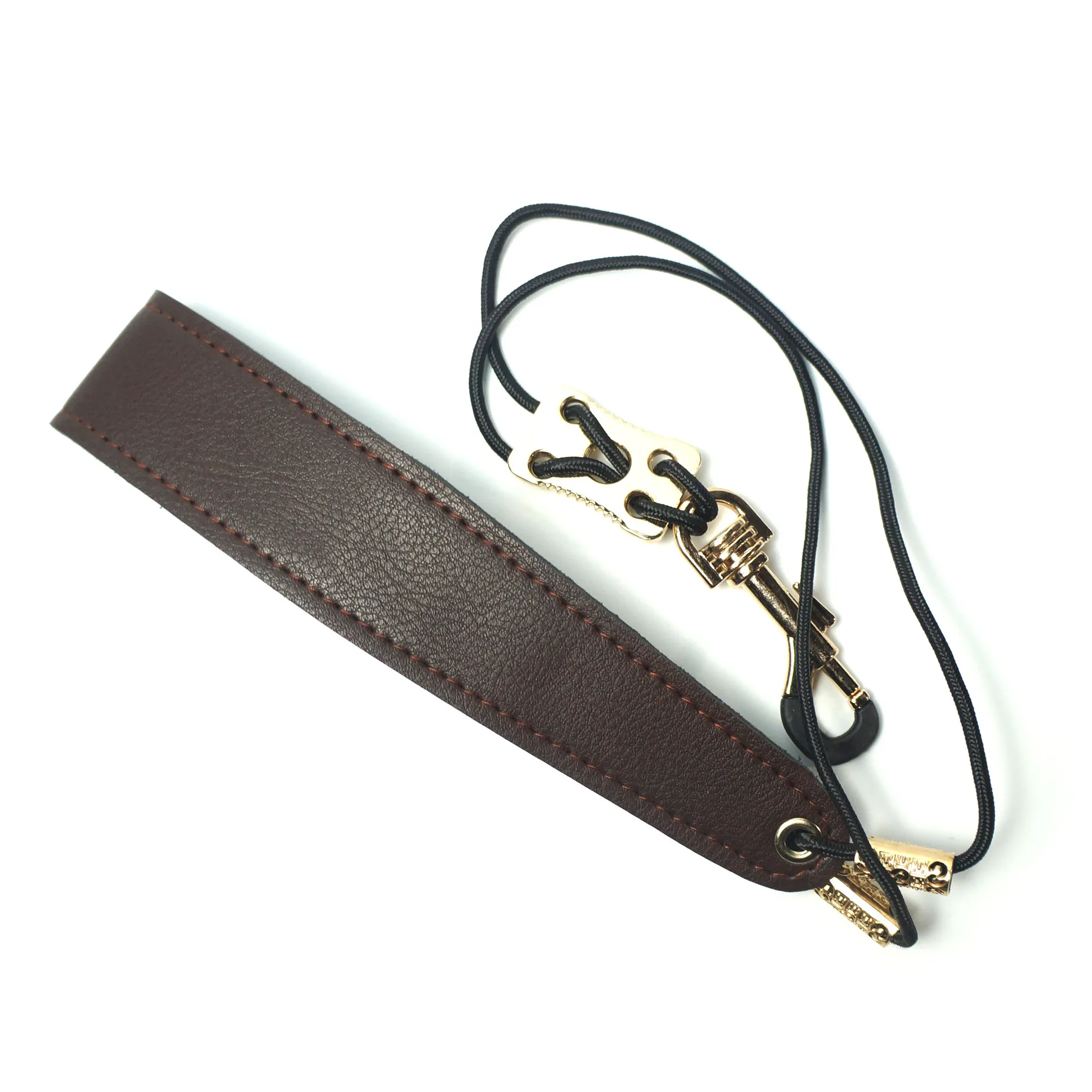 Saxophone Hair Dryer Black Pipe Strap Hanging Performance Neck Strap Comfortable Leather