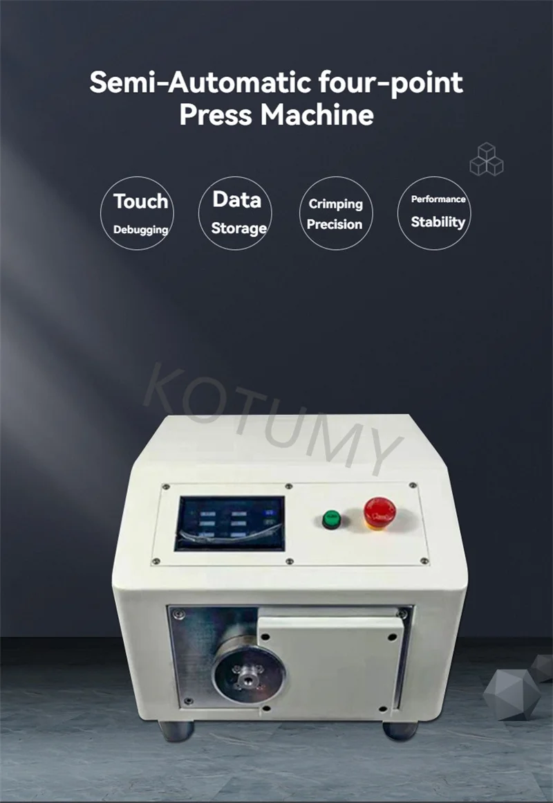 KF-274 Four Point Crimping Machine Precise Mold For Electronic Shop Wire Terminal Small Batch Wiring Processing Works