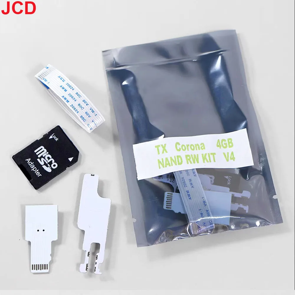 JCD 1set 4GB QSB V4 SD Host Card Reader For Xbox 360 TX Corona 4GB NAND RW KIT V4