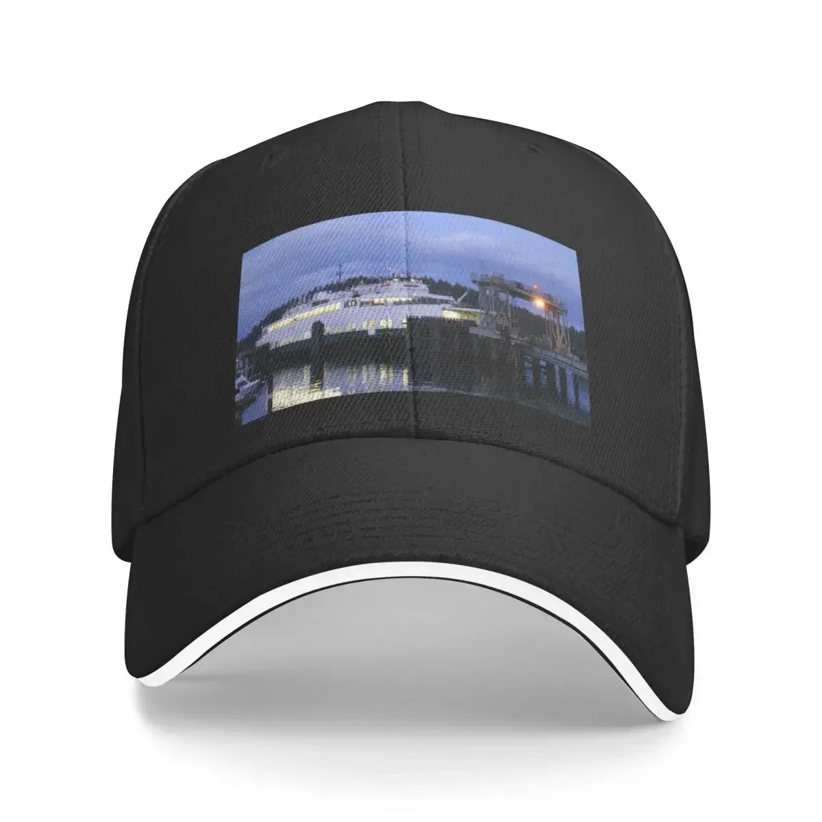 Ferry - Friday Harbor, WA Baseball Cap Trucker Hat Hat Man For The Sun Thermal Visor Hats For Men Women's