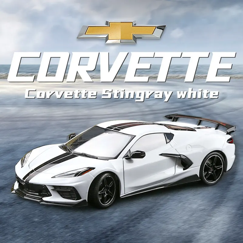 

Genuine Maisto Cars Toys For Collector Genuine Alloy Car Model Cars Chevrolet 1:18 2020 Corvette Stingray White