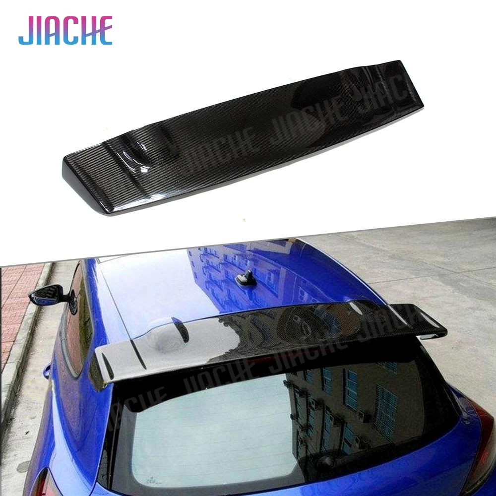 

V Style Rear Windows Spoiler Carbon Fiber Rear Spoiler Rear Roof Spoiler Trunk Wings for Volkswagen VW Scirocco 2009-2017