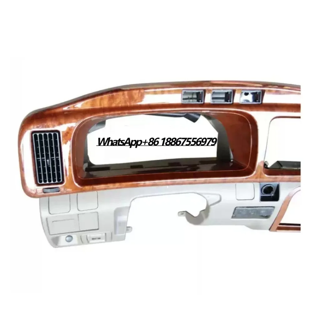 

HIACE HOME Use for Coaster GOLDEN DRAGON Kast Mini Bus Instrument Panel Modified Peach Paint Navigation Frame
