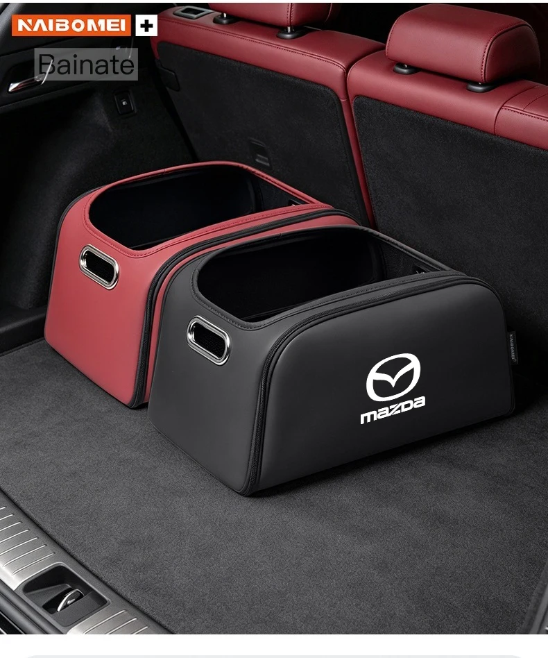 Für Mazda 2 3 5 6 Axela Atenza CX-30 CX-5 CX-8 CX-60 CX90, Kofferraum-Organizer Aufbewahrungsbox Tasche Auto-Innenraum-Aufbewahrungslösungen – Detail 4