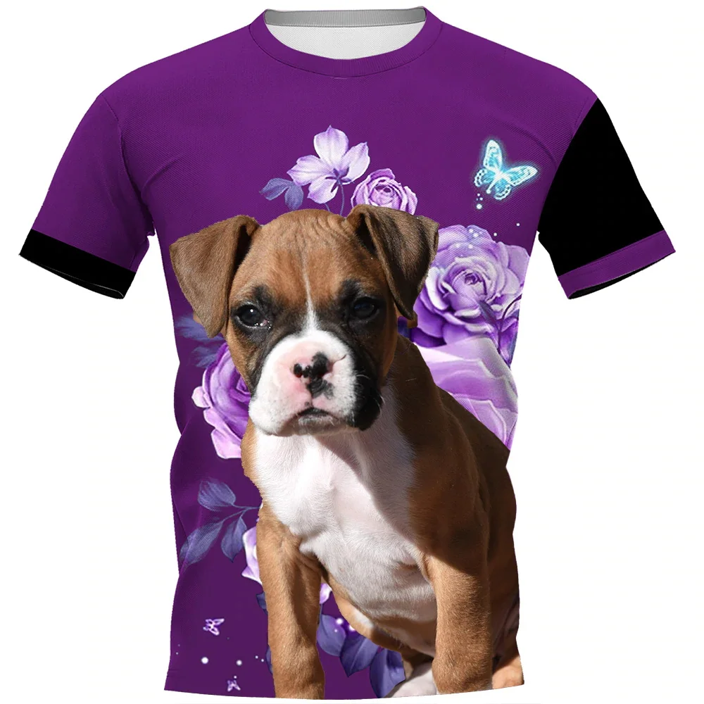 HX Funny basset Hound T-shirts Floral Animal Make Life Whole 3D Graphic T Shirts Women's Tees Harajuku Tops Dropshipping