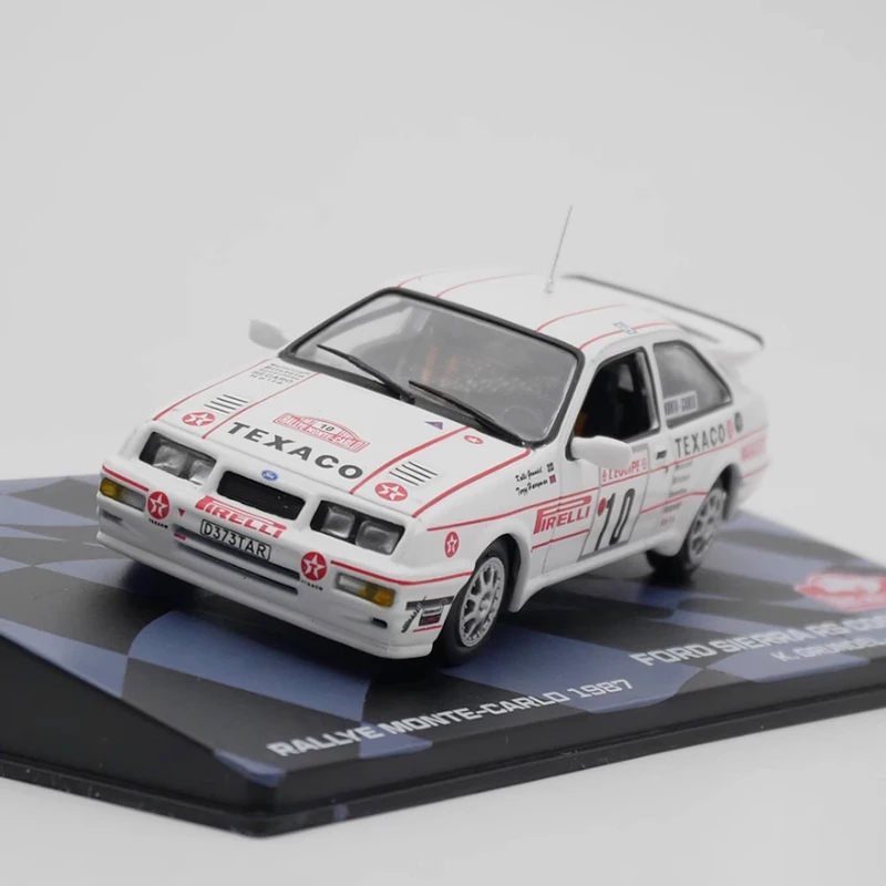 Druckguss IXO 1:43 Maßstab Ford Sierra RS WRC 1987 Rallye-Auto Legierung Automodell Klassiker Erwachsene Souvenir Geschenk Statische Anzeige