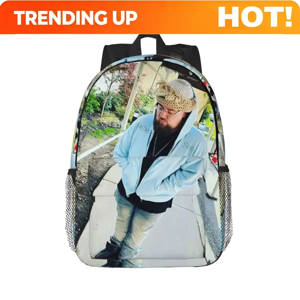 Custom Bag Joeyy Singer Vocalist Music Rapper Backpack Hot Sale Daypack Boys Girls BookBag Shoulder Bags For Men Women Children