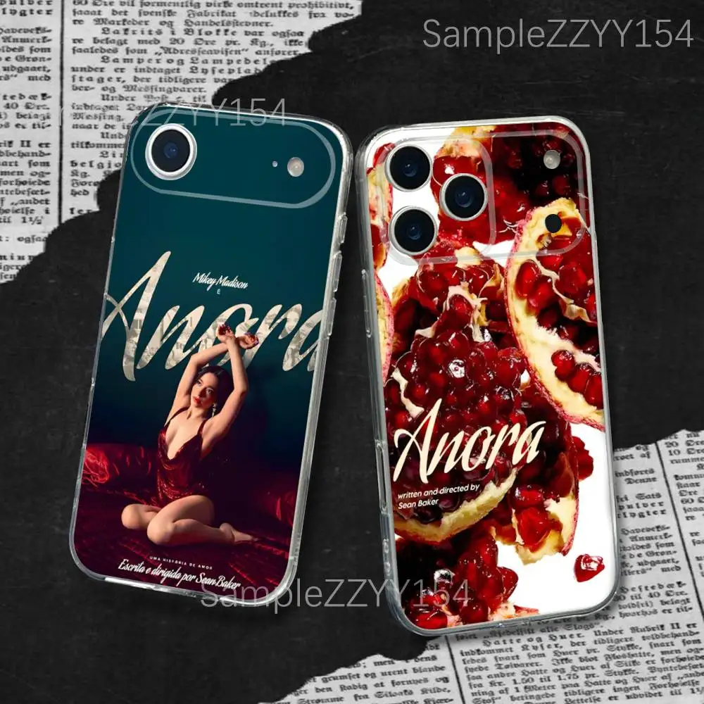 

Anora Mikey Madison Phone Case For iPhone 17,16,15,14,13,12,11 Plus,Pro,Max,XR,XS,X,7,8 Plus,SE,Mini Transparent Silicone Soft