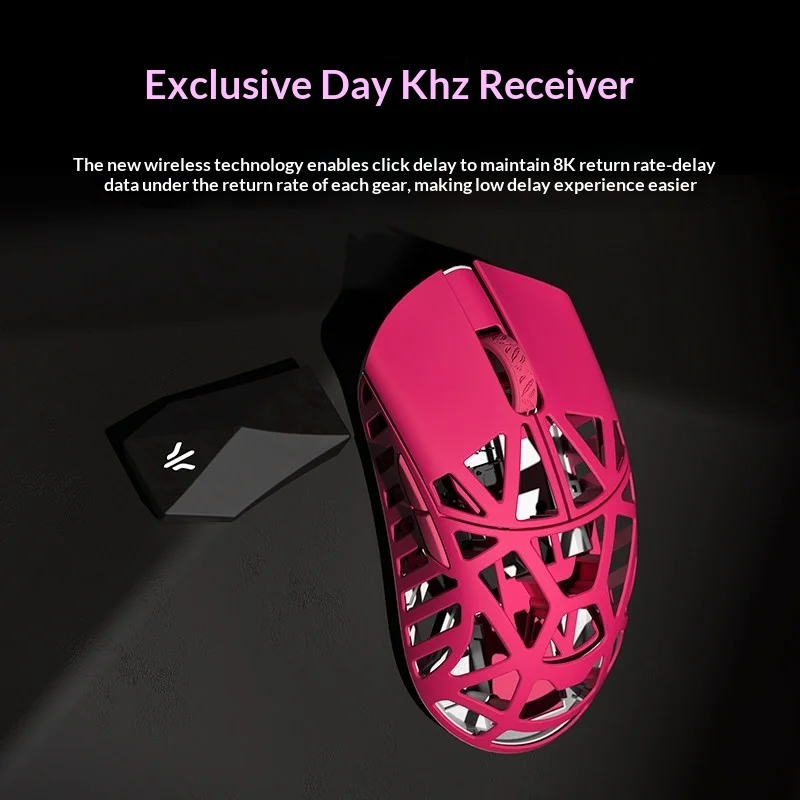 WLMOUSE BEAST X Max Magnesium Alloy Wireless Gaming Mouse 42g Omron Optical Switches PAW3395 8K Polling Rate Esports Mice