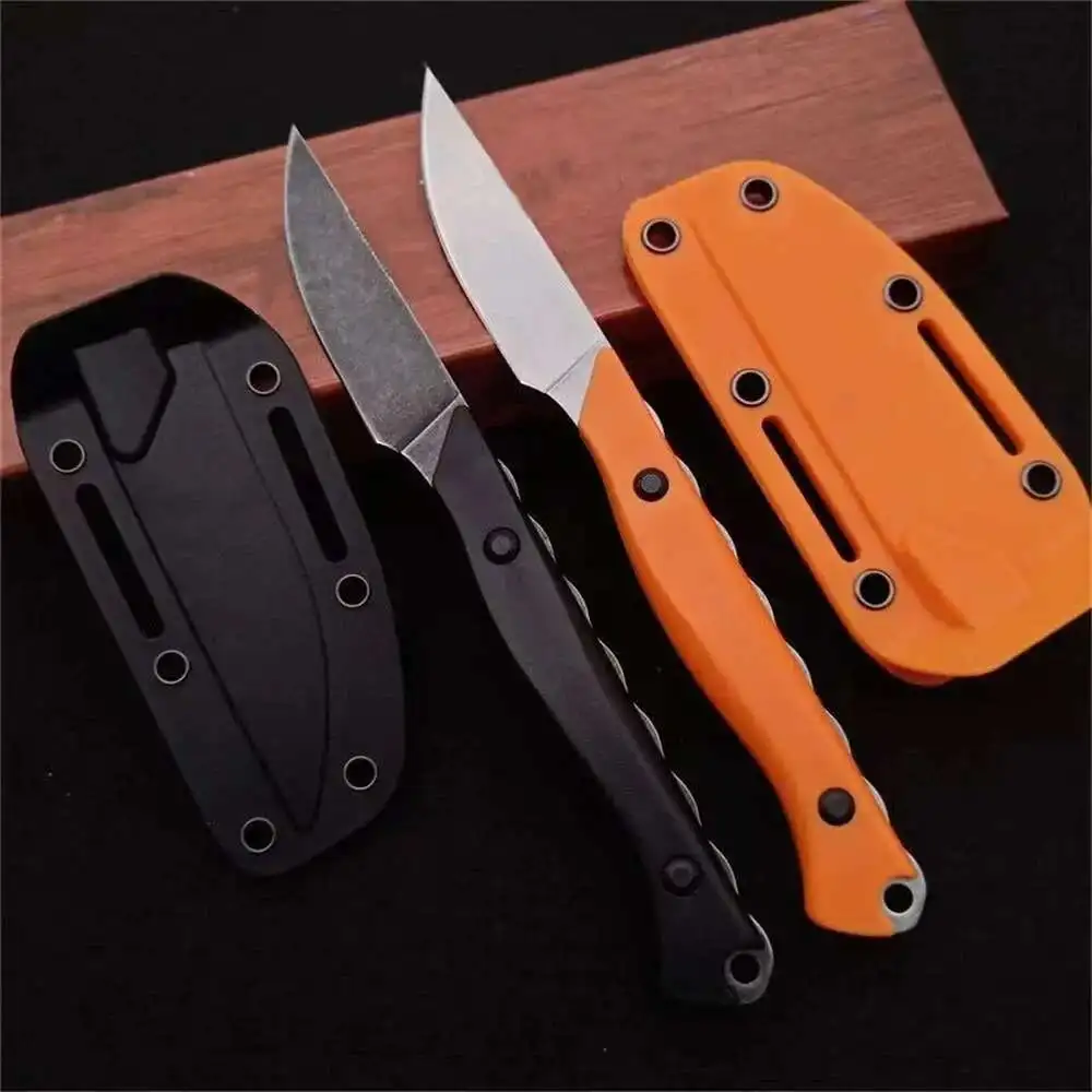 

BM 15700 Fixed Pocket Knife With Nylon Sheath CPM-154 Steel Blade Outdoor Self-Defense Camping Hunting EDC Tactical Knives