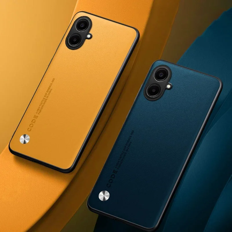 حافظة جلدية PU لهاتف سامسونج جالاكسي A07 غطاء خلفي من السيليكون غير اللامع حافظة هاتف حماية كاملة لهاتف سامسونج A07 Coque